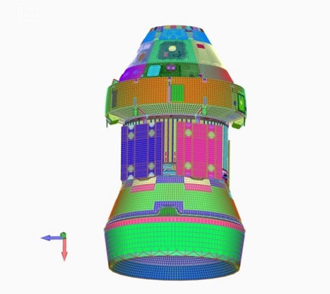Femap plays critical role in the design simulation of NASA’s new Orion manned spacecraft