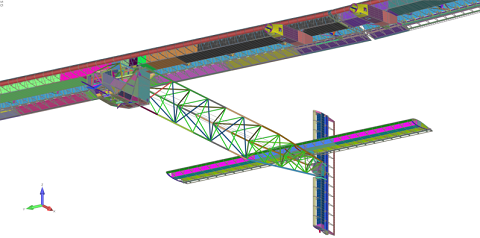 Femap helps keep weight down on solar-powered aircraft
