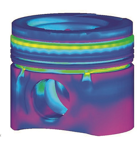 Auto parts manufacturer Duraldur tests virtual prototypes of engine pistons with Femap to saves time and money